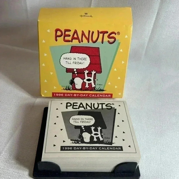 Peanuts Snoopy 1996 Hallmark Daily Calendar Vintage UFS- never‎ used - Picture 5 of 10
